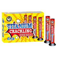 Titanium crackling fountain