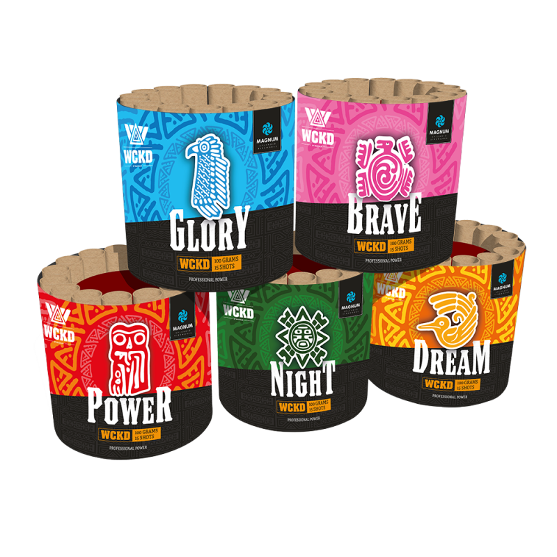 WKCD Winners  set van 5 x 15 shots