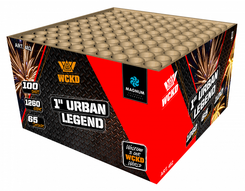 1" 100shots Urban Legend