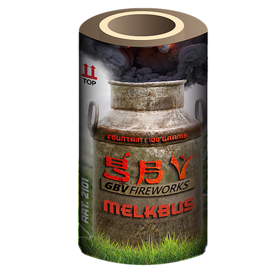 Melkbus goud fontein