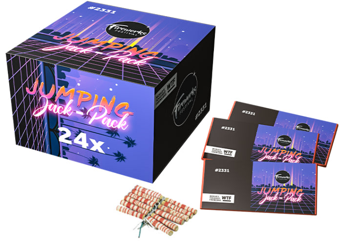 Jumping Jack-Pack 12 stuks in doosje